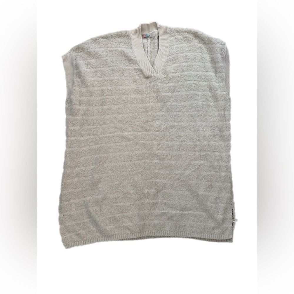 Free People Beach "Imani" Pullover Sweater Tunic ivory NWOT M/L - Picture 6 of 16